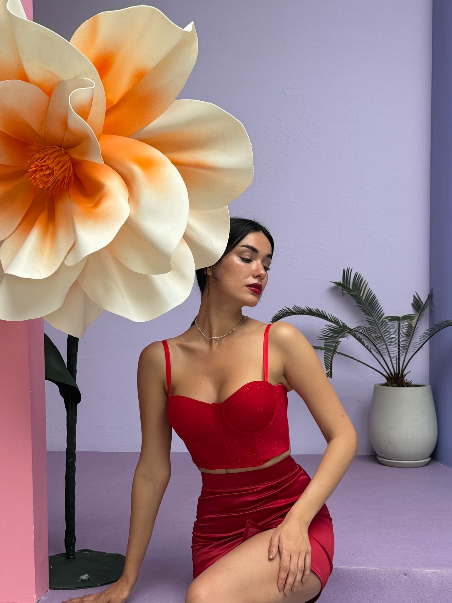 Üçgen Bikini Takımı - Siyah